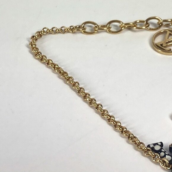 LOUIS VUITTON Black Charm Bracelet - Picture 5 of 9
